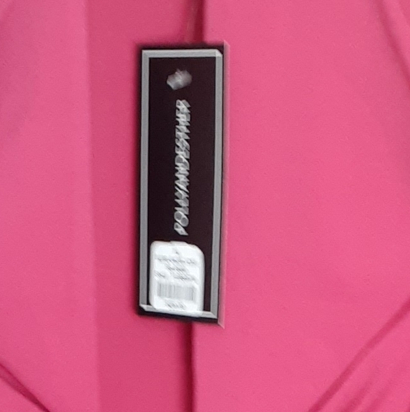 Pink Ruched Front Knee Length Dress XL - Picture 7 of 7